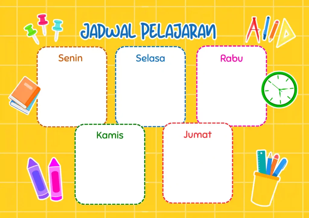 Cara Menyusun Jadwal Pelajaran Kelas 4 Kurikulum Merdeka